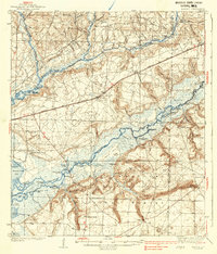 1938 Map of Harold, FL