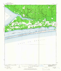 1936 Map of Holley, 1966 Print