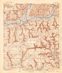 1937 Map of Crestview, FL
