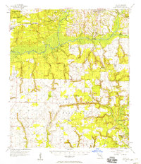 preview thumbnail of historical topo map of Okaloosa County, FL in 1956