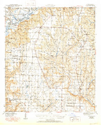 Download a high-resolution, GPS-compatible USGS topo map for Jay, FL (1950 edition)