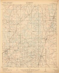 1918 Map of Lawtey