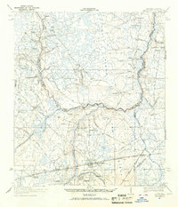 1917 Map of Macclenny, 1967 Print