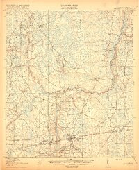 1918 Map of Macclenny