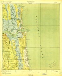 1918 Map of St. Johns County, FL