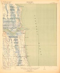preview thumbnail of historical topo map of Duval County, FL in 1918