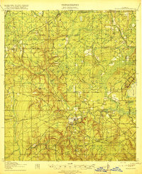 1918 Map of Middleburg, FL
