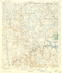 1918 Map of Middleburg, FL, 1941 Print