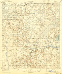 1918 Map of Middleburg, FL, 1943 Print