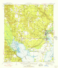 1941 Map of Milton, 1956 Print