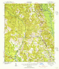 Download a high-resolution, GPS-compatible USGS topo map for Muscogee, FL (1956 edition)