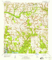 1956 Map of Niceville, FL, 1958 Print
