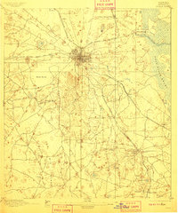 1895 Map of Ocala, 1910 Print