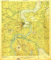 preview thumbnail of historical topo map of Palatka, FL in 1915