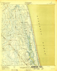 Download a high-resolution, GPS-compatible USGS topo map for Palm Valley, FL (1918 edition)