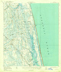 Download a high-resolution, GPS-compatible USGS topo map for Palm Valley, FL (1938 edition)