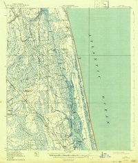 Download a high-resolution, GPS-compatible USGS topo map for Palm Valley, FL (1943 edition)