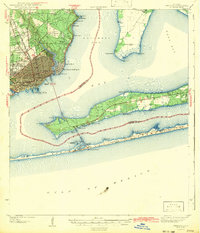 1942 Map of Pensacola