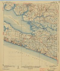 preview thumbnail of historical topo map of Walton County, FL in 1939