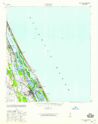 1943 Map of Port Orange, 1959 Print