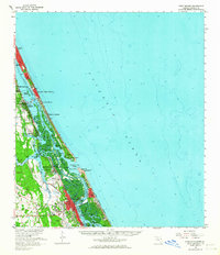 1956 Map of Port Orange, 1964 Print