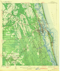 1943 Map of St. Augustine