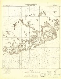 preview thumbnail of historical topo map of Monroe County, FL in 1921