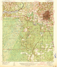 1942 Map of Tallahassee