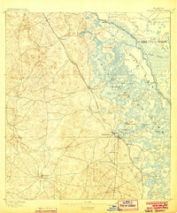1895 Map of Tsala Apopka, 1903 Print