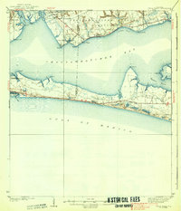 preview thumbnail of historical topo map of Walton County, FL in 1938
