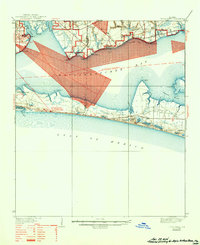 preview thumbnail of historical topo map of Walton County, FL in 1938