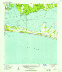 preview thumbnail of historical topo map of Walton County, FL in 1956