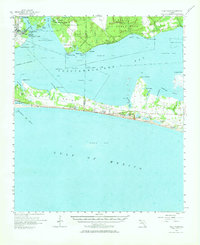 preview thumbnail of historical topo map of Walton County, FL in 1956