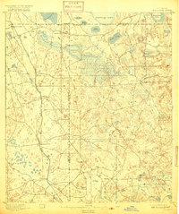 1895 Map of Williston, 1916 Print