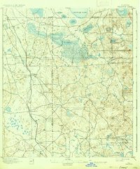 1895 Map of Williston, 1935 Print