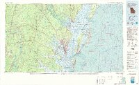 preview thumbnail of historical topo map of Brunswick, GA in 1981