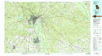 preview thumbnail of historical topo map of Macon, GA in 1978