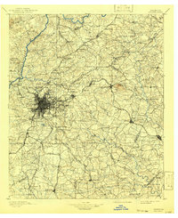 historical topo map of Atlanta, GA in 1895