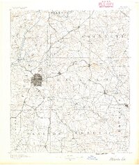 1890 Map of Atlanta