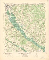preview thumbnail of historical topo map of Richmond County, GA in 1943