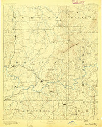 preview thumbnail of historical topo map of Cartersville, GA in 1891