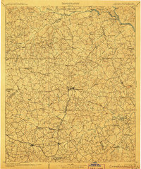 1906 Map of Crawfordville