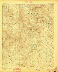 1896 Map of Dahlonega