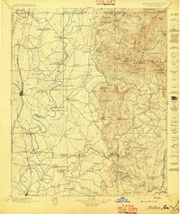 1897 Map of Dalton