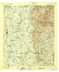 1897 Map of Dalton, 1931 Print