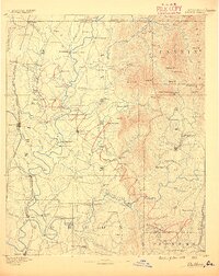 1886 Map of Dalton