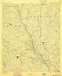 1893 Map of Elberton