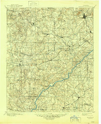 1901 Map of Marietta, 1944 Print