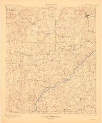 1901 Map of Marietta, 1911 Print