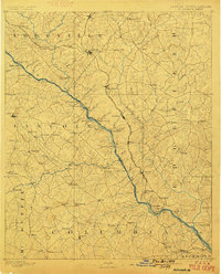 1892 Map of Mc Cormick, 1899 Print